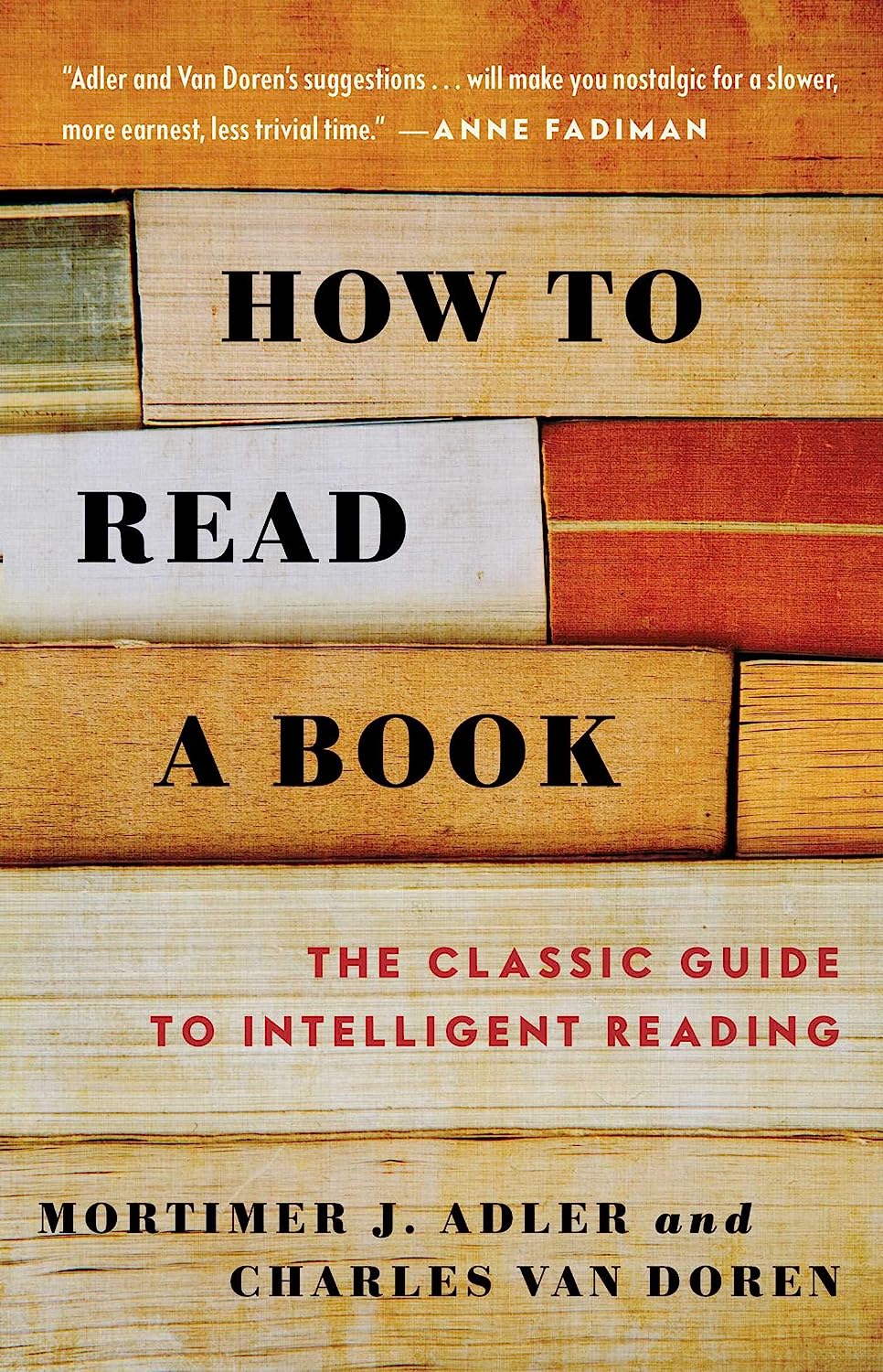 Book Review How to Read a Book by Adler cover